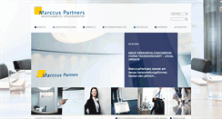 Desktop Screenshot of marccuspartners.de