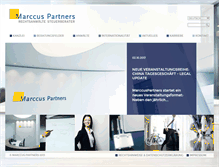 Tablet Screenshot of marccuspartners.de
